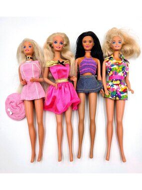 Barbie Doll Lot Cut N Style Butterfly Art Kira Mattel 4 Dolls Read